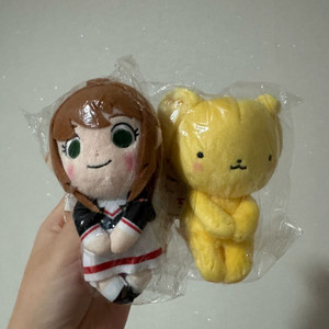 카드캡터체리 사쿠라 케로 인형 스트랩 제일복권 일괄