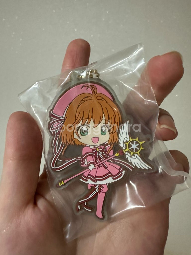 카드캡터체리 사쿠라 케로 인형 스트랩 제일복권 일괄--1