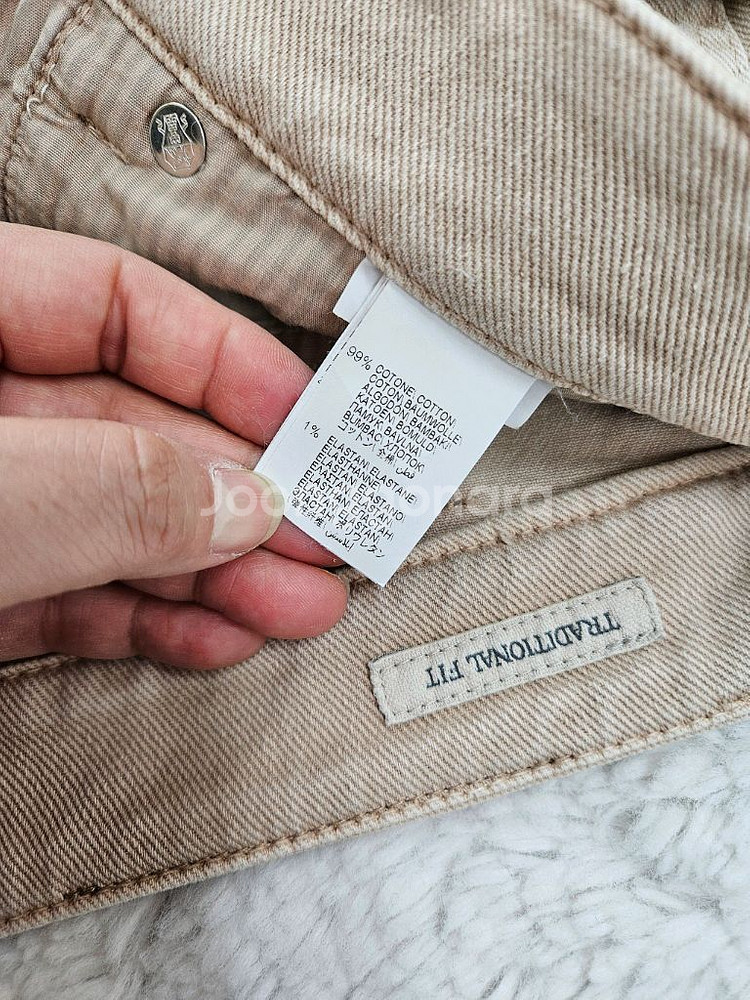 브루넬로 쿠치넬리 트래디셔널 핏 베이지 데님팬츠--7