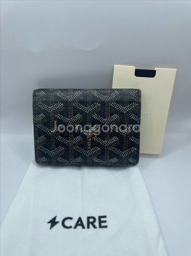 고야드 블랙 컬러 말제르브 카드지갑--0