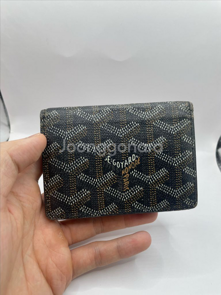 고야드 블랙 컬러 말제르브 카드지갑--1