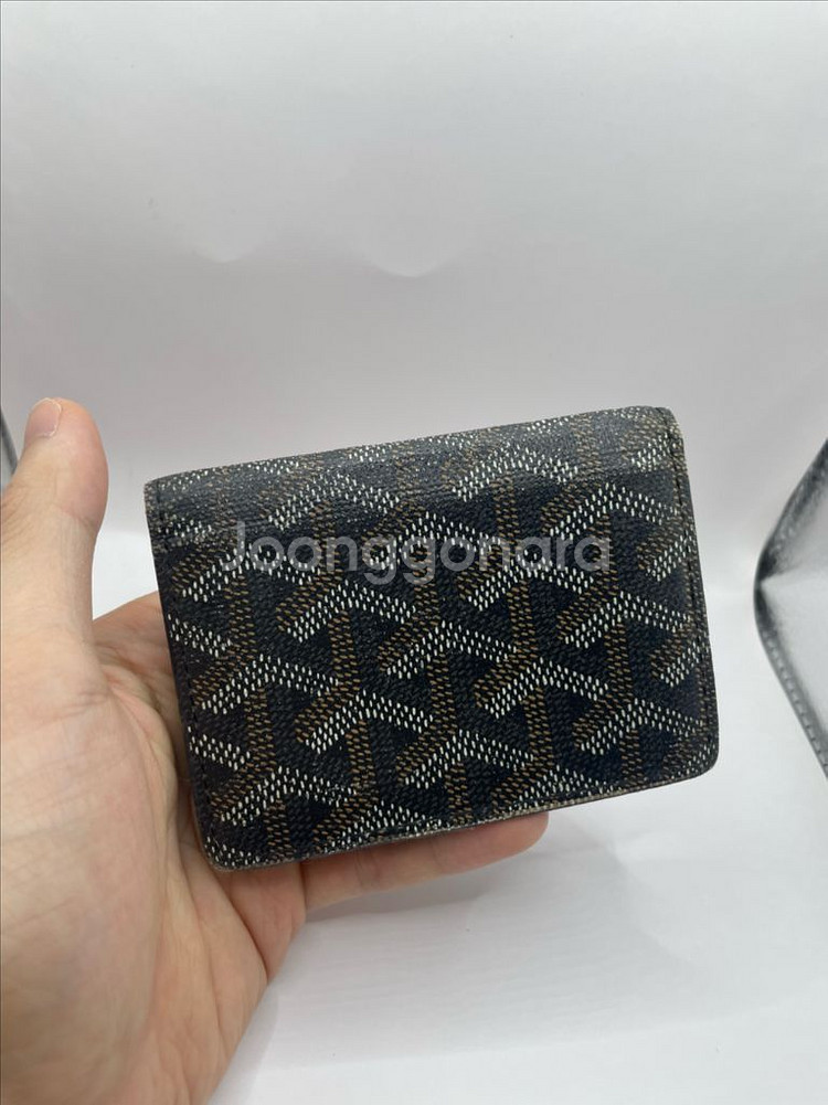 고야드 블랙 컬러 말제르브 카드지갑--2