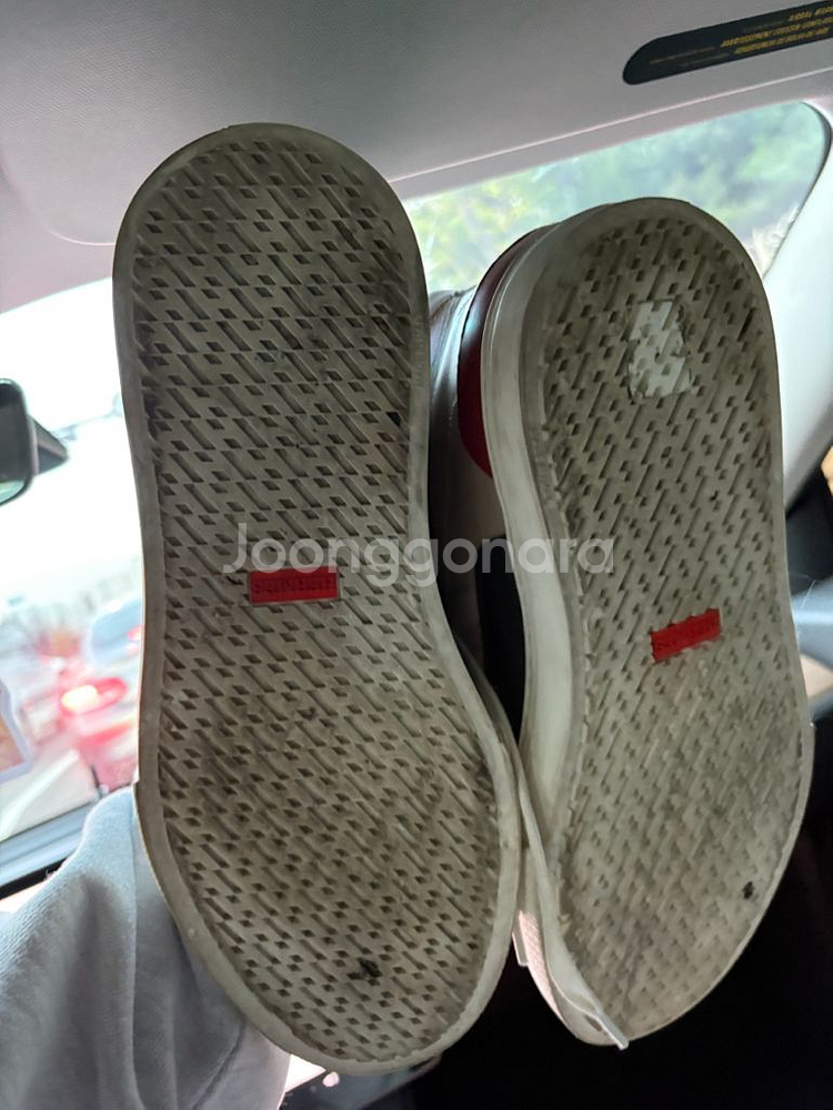 에르메스 디스트릭트 하이탑 스니커즈 트렌치 카멜 41.--4