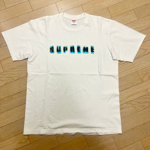 23FW 슈프림 스텐실 Stencil 티셔츠 화이트 L