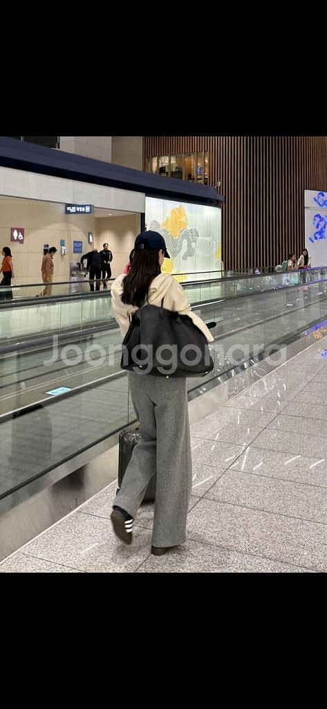 그레이룸 니팅 트레이닝 팬츠 차콜 M--1