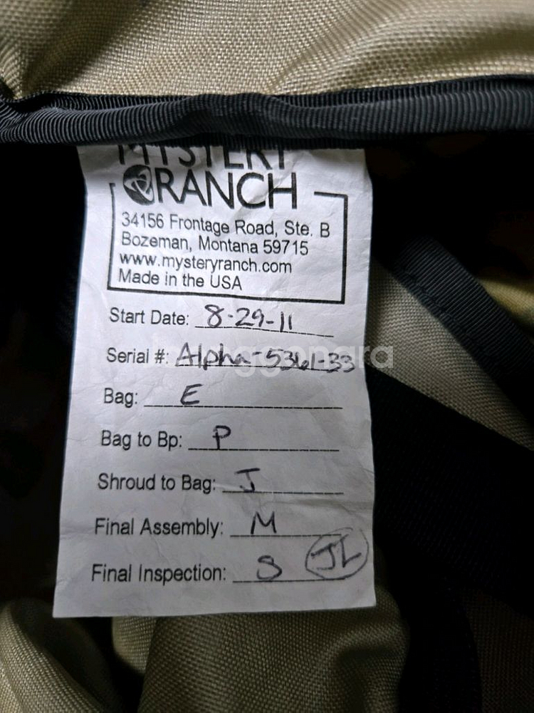 미스테리 랜치 나이스 울프알파 라는 배낭--5