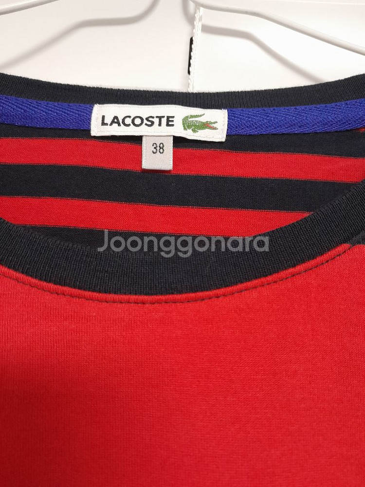 라코스테 새거수준 면티 티셔츠--2