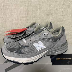 (새상품 정품) 뉴발란스 우먼 993 그레이 B 230