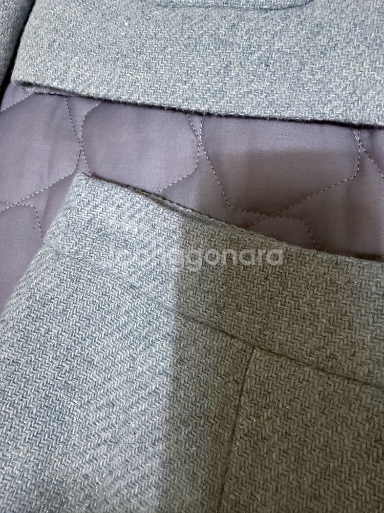 로엠 트위드자켓, 치마 셋업--6