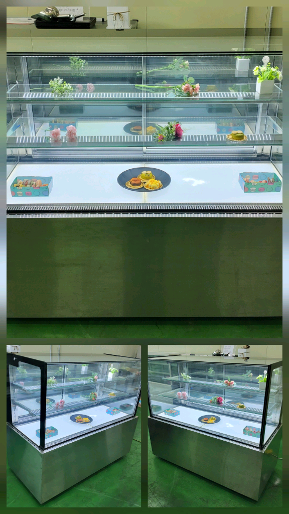 구룡 정육 숙성 케잌 베이커리 냉동냉장 겸용 쇼케이스 이미지