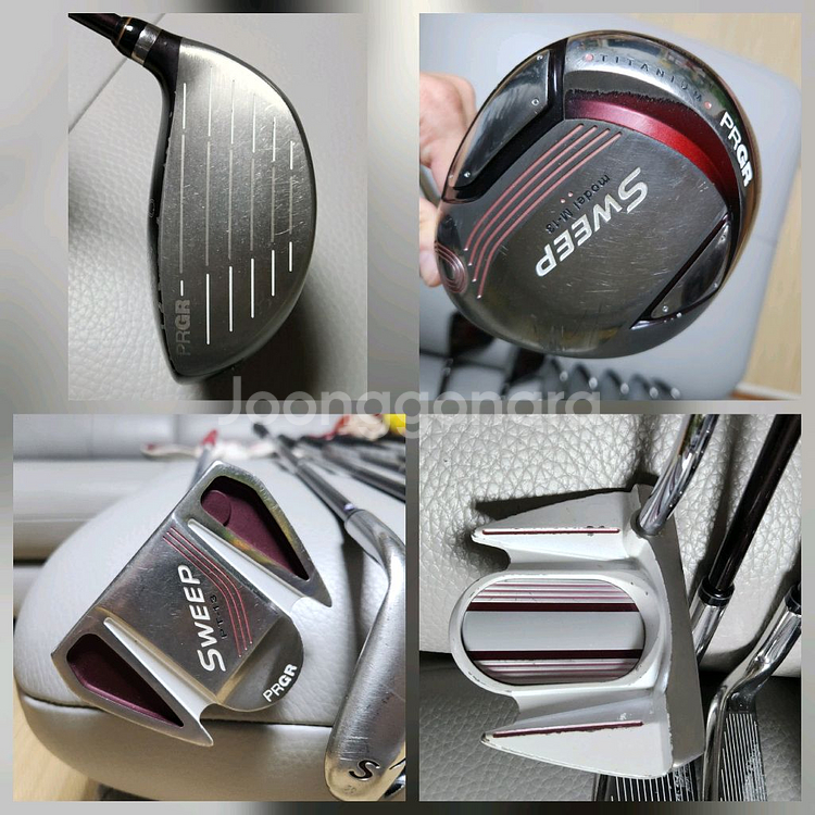 여성 골프채 풀세트(드라이버,우드,아이언,퍼터,캐디백)--1