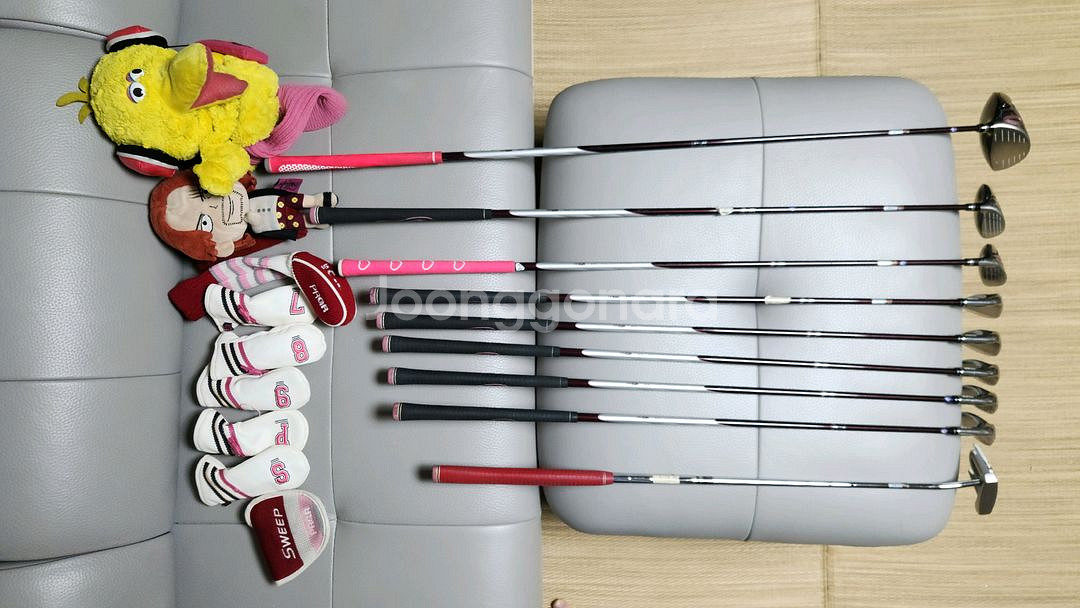 여성 골프채 풀세트(드라이버,우드,아이언,퍼터,캐디백)--9