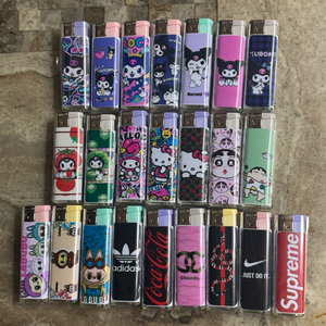 캐릭터 터보라이터 쿠로미 마이멜로디 라부부 키티 짱구