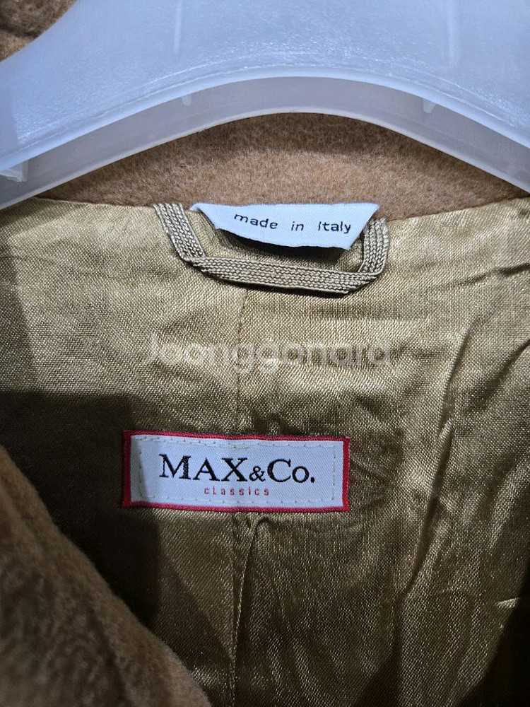 막스앤코 브라운 롱 코트 막스마라--4
