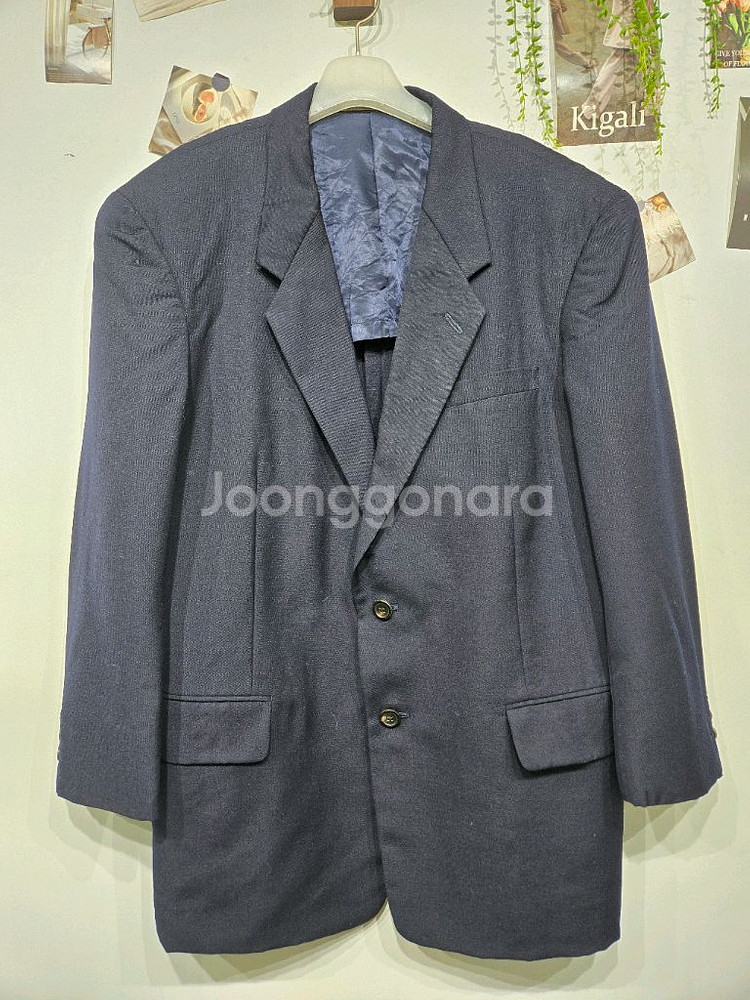 요지 야마모토 네이비 남성 정장 세트--2