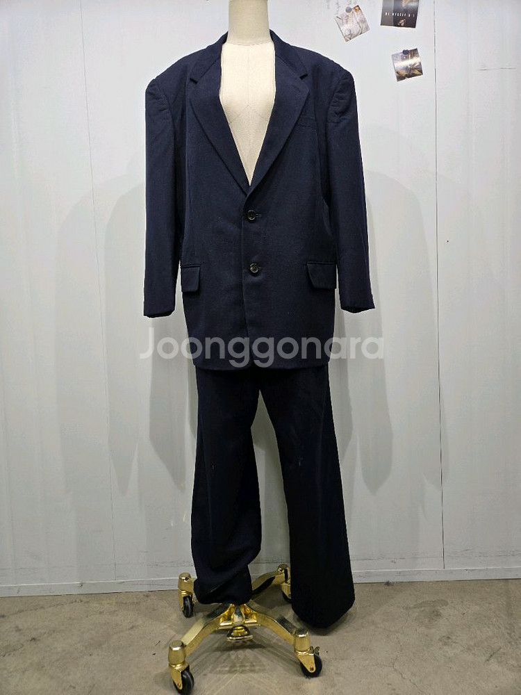 요지 야마모토 네이비 남성 정장 세트--0