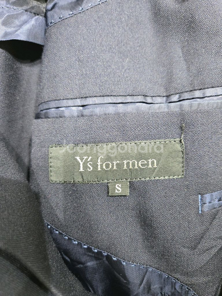 요지 야마모토 네이비 남성 정장 세트--4