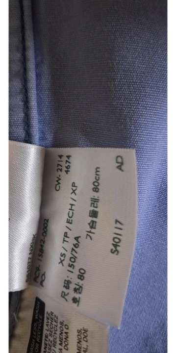 리바이스여성면후드자켓(XS/80/거의새것)) 이미지