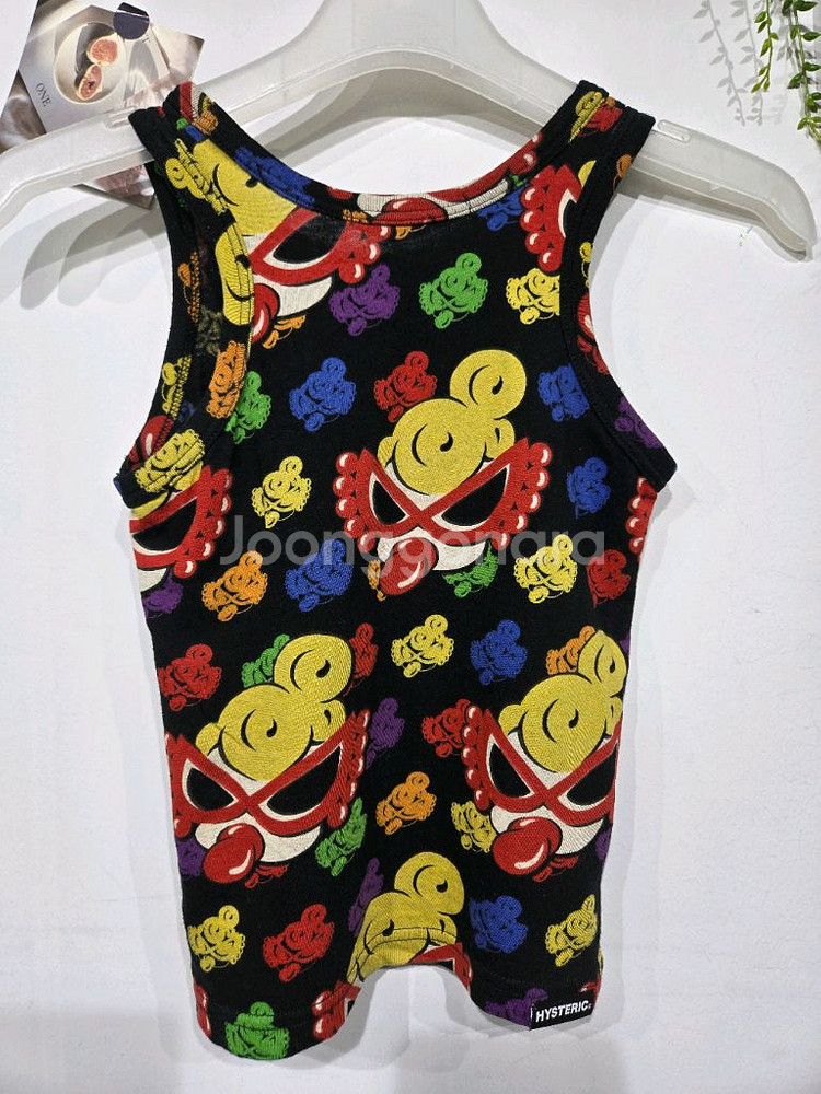 히스테릭 HYSTERIC MINI 아동 캐릭터 나시 블--1