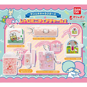 산리오 캐릭터즈 레트로 미니어처 가챠(키티 모래시계)