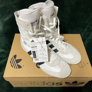 아디다스 재팬 H 복싱화 화이트 250mm 미사용