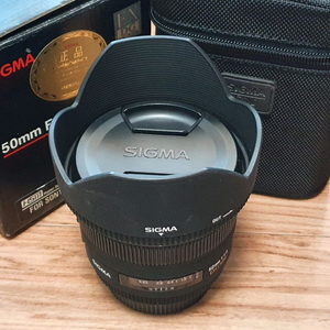 소니 알파마운트 시그마 50mm f1.4 EX DG