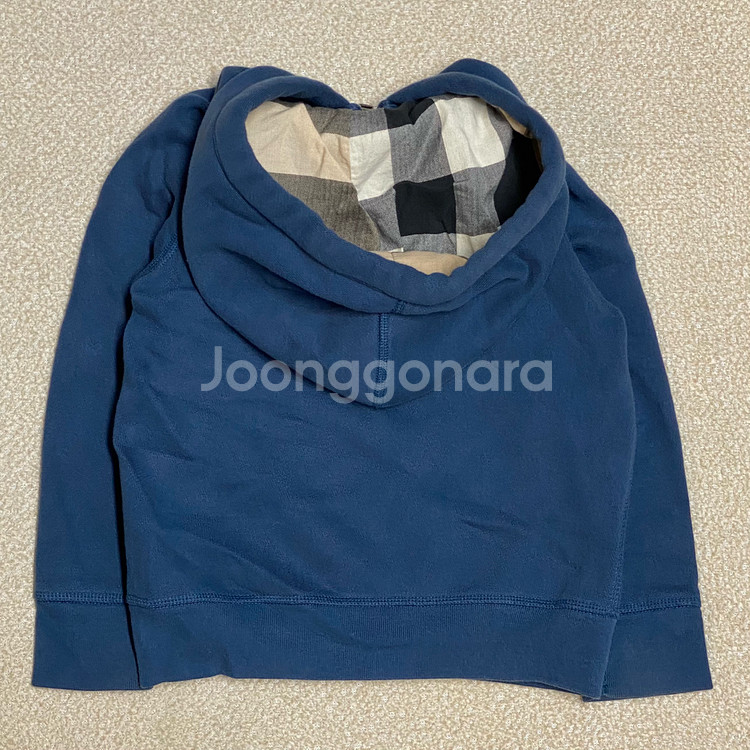 (정품) 버버리 키즈 블루 기모 후드집업 5Y--2