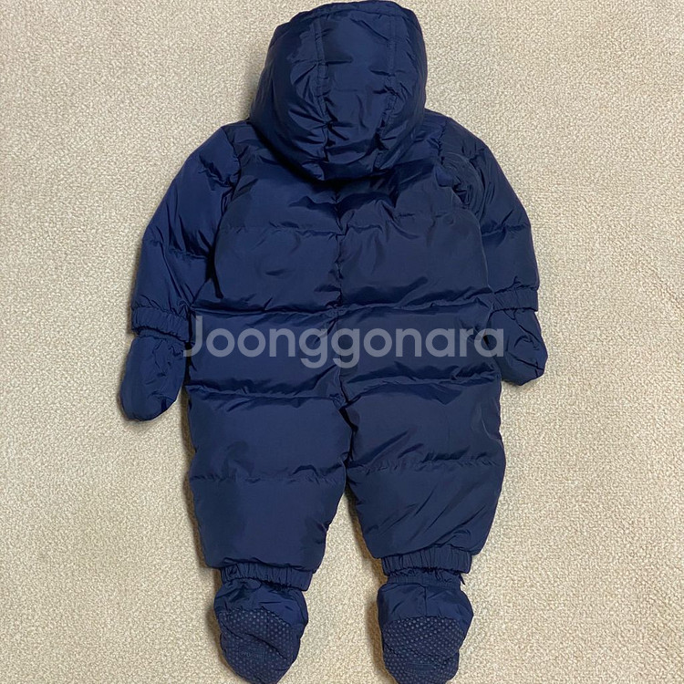 (정품) 갭 베이비 네이비 패딩 우주복 6-12M--2