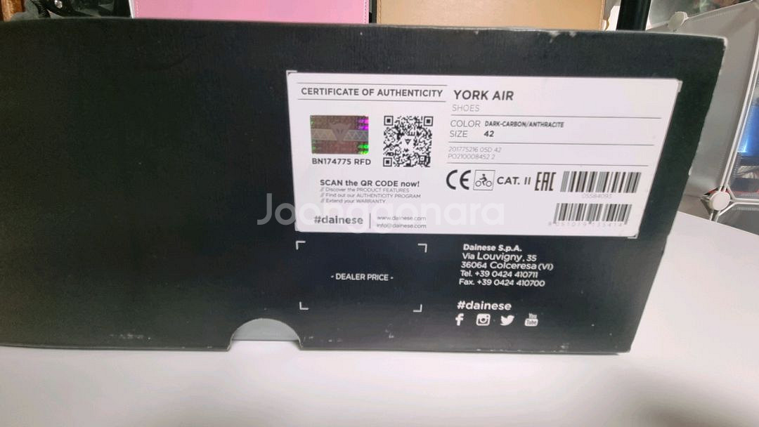 다이네즈 YORK AIR 바이크 슈즈 42사이즈--7