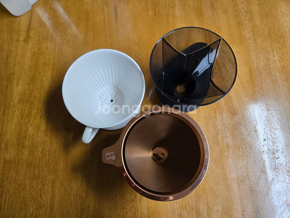 커피 드립퍼 3종 세트, 블루보틀 드립퍼.티타늄 드립퍼--0