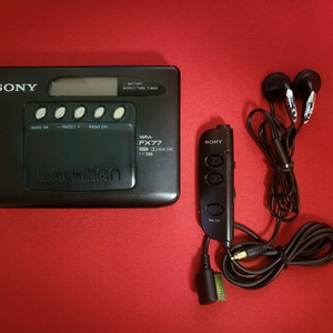 소니워크맨 WM-FX77 풀세트 정크기기