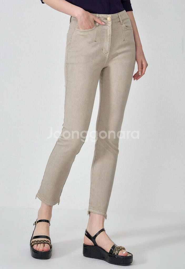 23 한섬 마인 스텝 헴 데님 팬츠 랑방 타임 sjsj--2