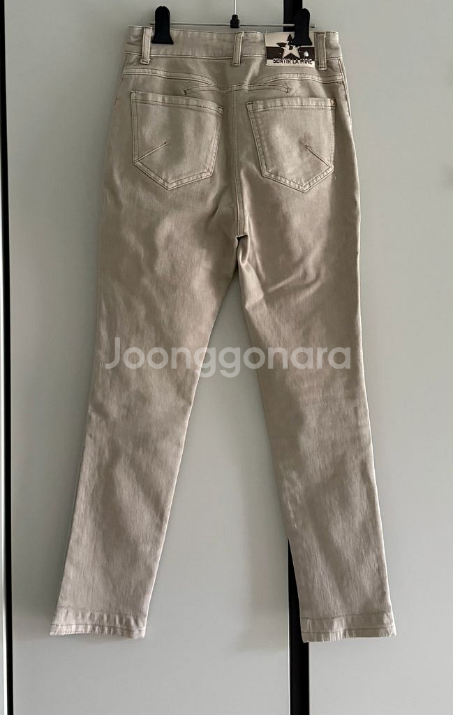 23 한섬 마인 스텝 헴 데님 팬츠 랑방 타임 sjsj--4