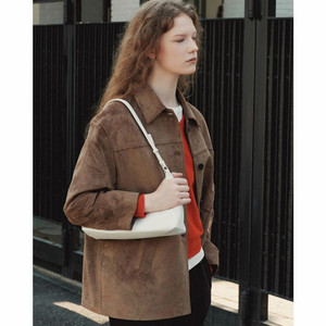 니브 모던 스웨이드 하프자켓(택포7.3)