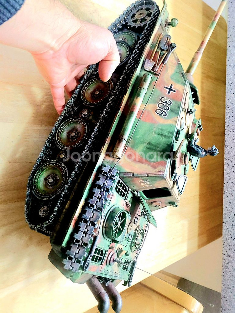 각종교신가능1:16대형프라모델2WW야크트판터*정밀도색작--6