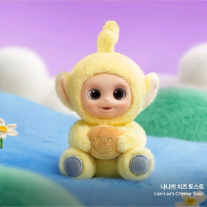 비닐미개봉 팝마트 텔레토비 키링 나나의 치즈토스트