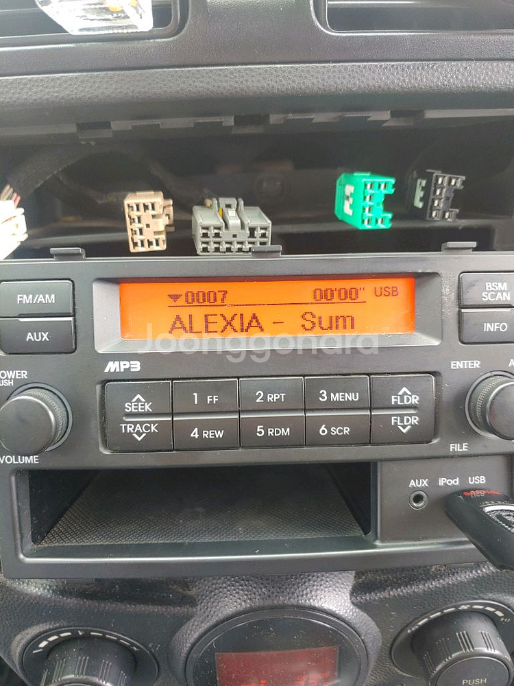 뉴모닝 밴 카오디오 팝니다--1