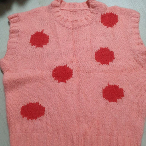 니트 조끼 프리사쥬