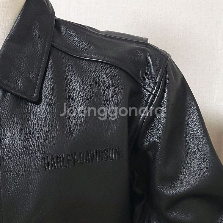 할리데이비슨 가죽점퍼--6