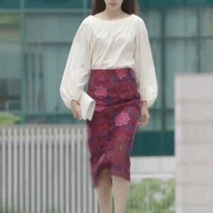 산드로 플라워 자수 레이스 스커트 1 사이즈