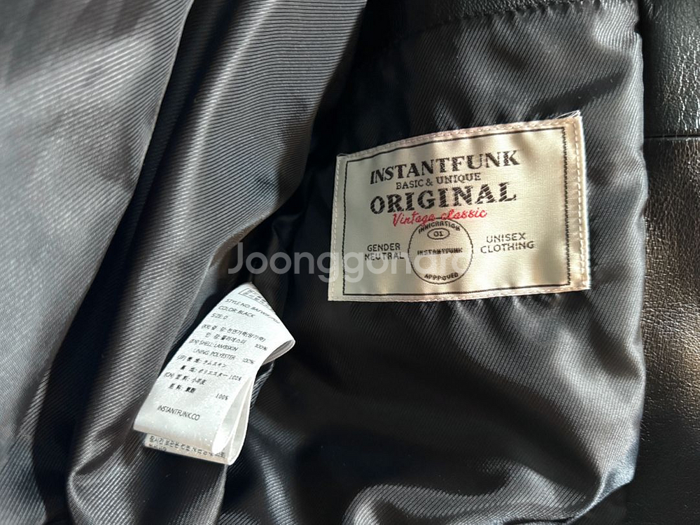 램스킨 가죽자켓 라이더자켓 인스턴트펑크--3