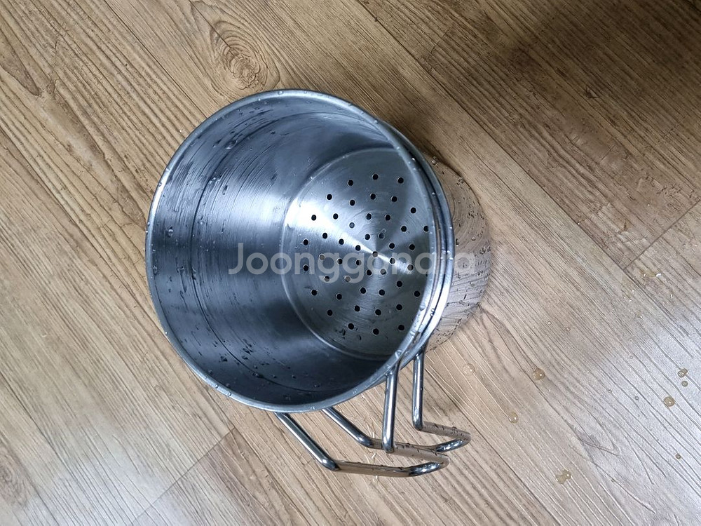 스텐 물빠짐 음식물 쓰레기통 2L--0