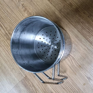 스텐 물빠짐 음식물 쓰레기통 2L