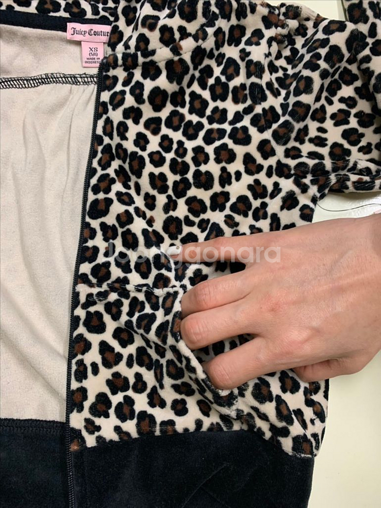 새상품) 쥬시꾸뛰르 키즈호피 후드집업--4