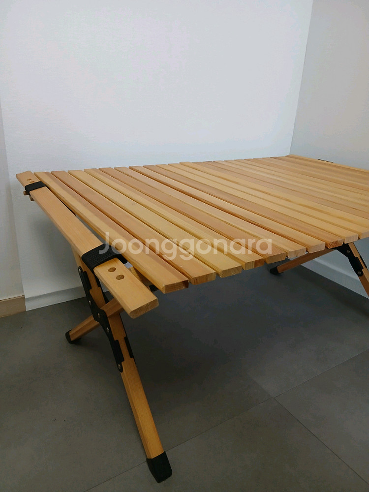 캠핑 우드 테이블--0