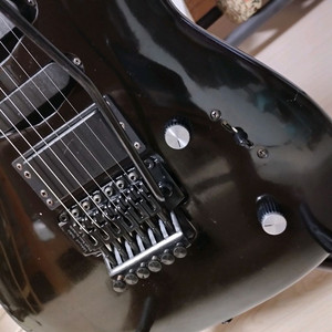 프로이드로즈 새들 장착 블랙 일렉기타 ssh