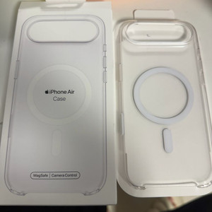 아이폰 에어 정품 클리어 케이스 팝니다