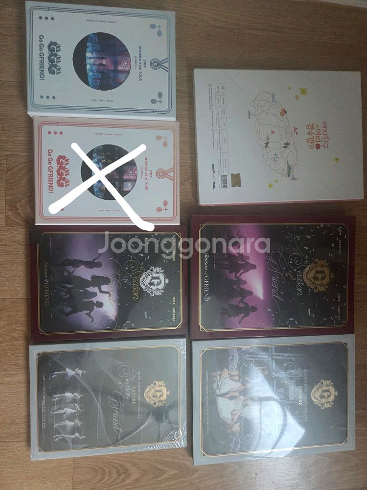 걸그룹 여자친구 dvd 일괄 택포가격--0