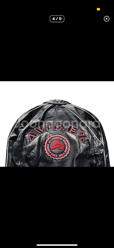 아비렉스 바시티 자켓 4XL--3