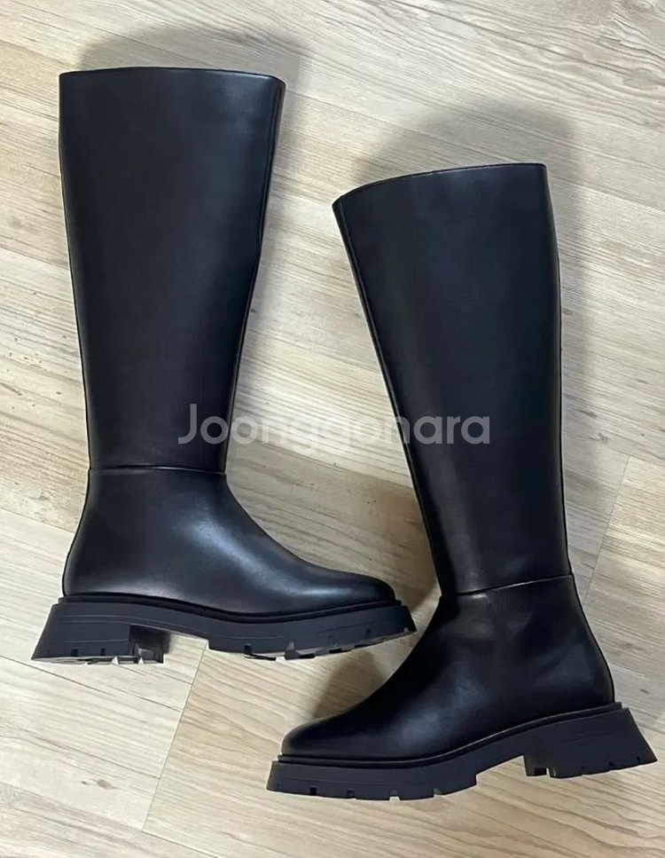 미소페 소가죽 롱부츠 230mm--1